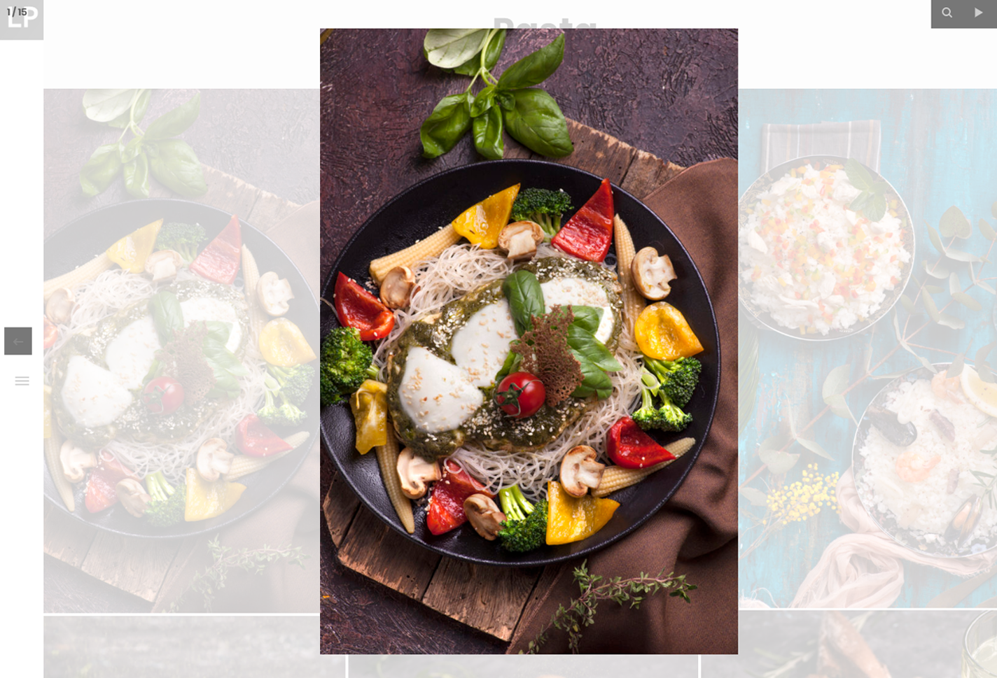 Food Photographer Official Website Slider